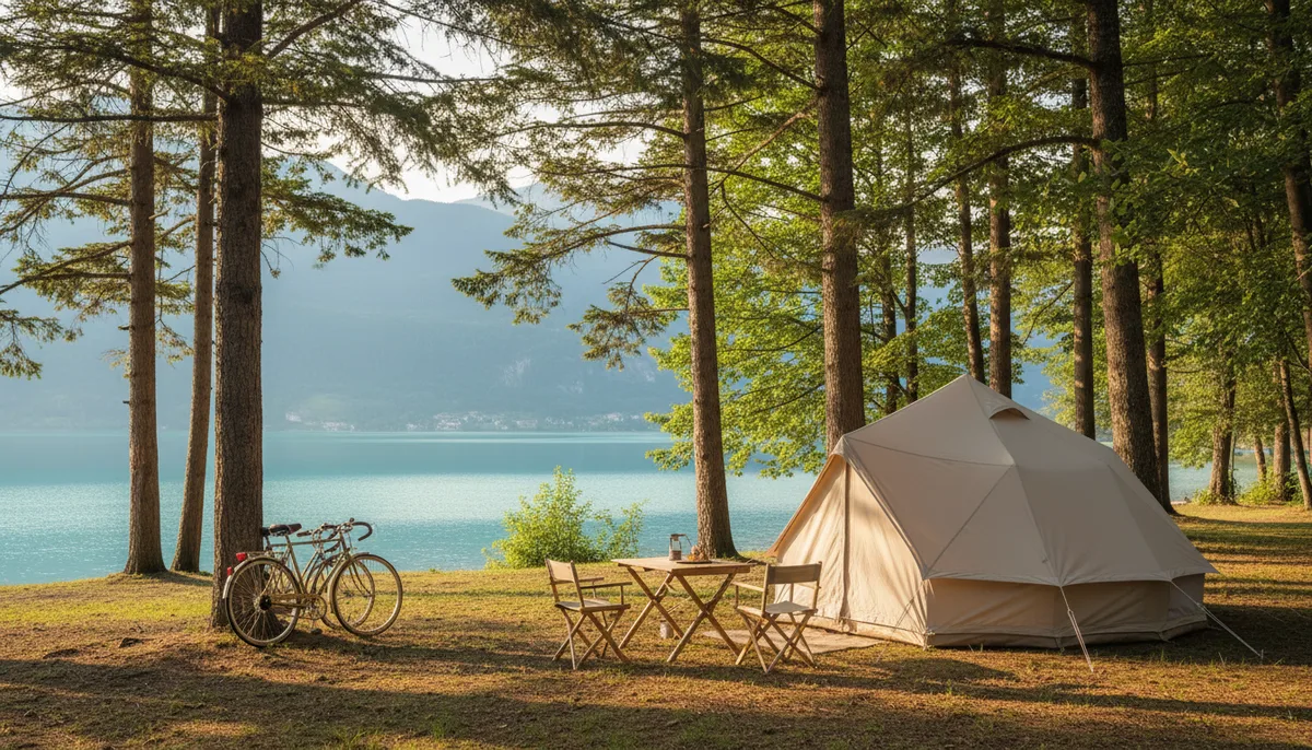 Camping lac d'Annecy pas cher : où camper à petit prix en 2026