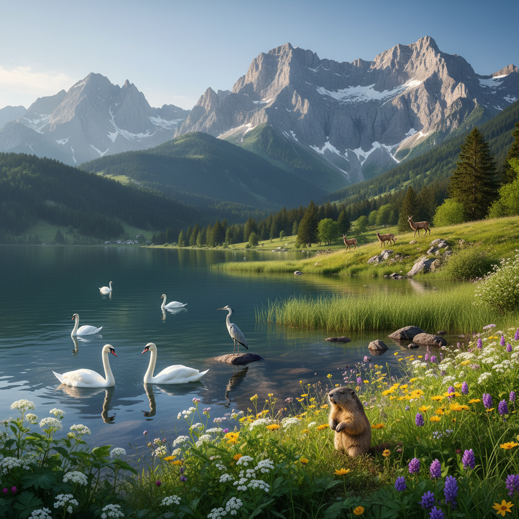 Faune et flore autour d'Annecy : observer la nature