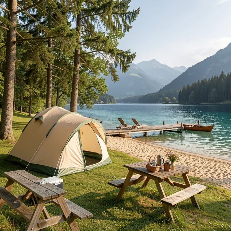Où poser sa tente à Annecy ? 10 emplacements familiaux au bord du lac en 2026