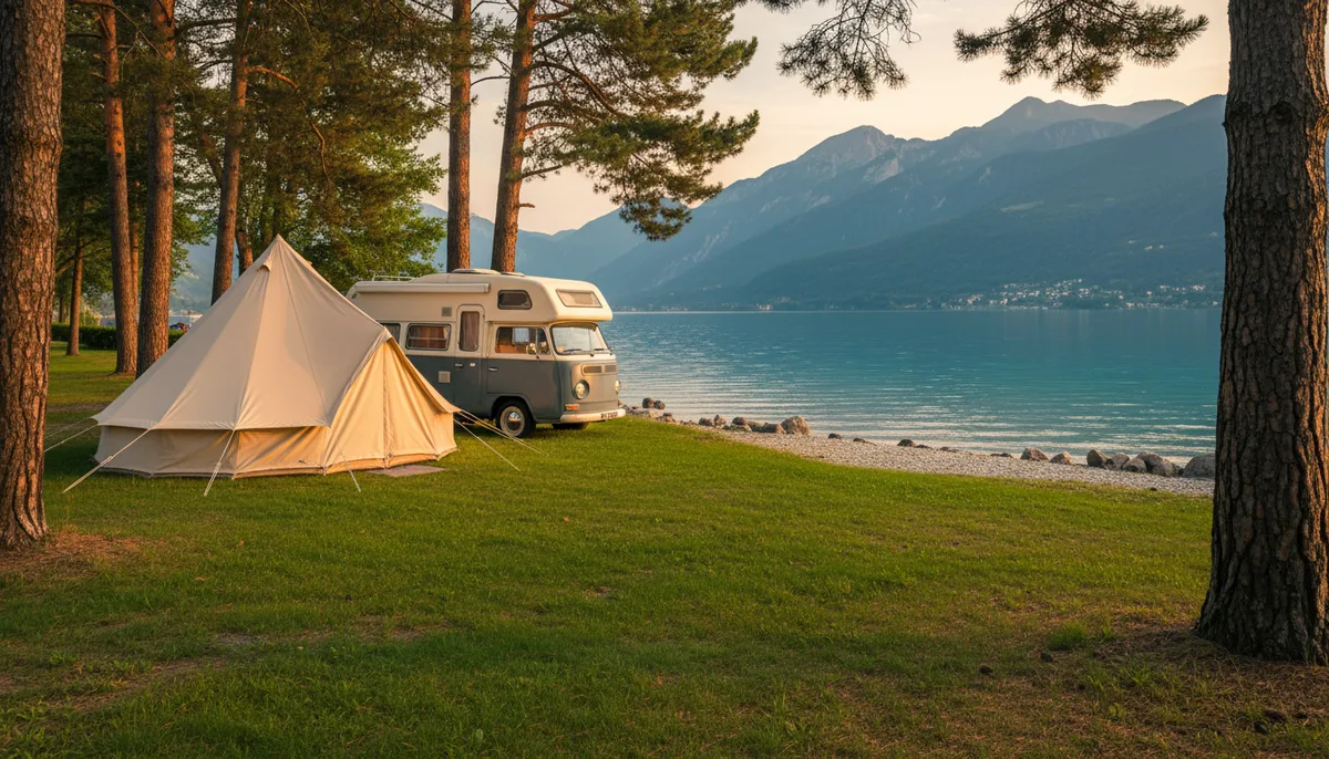 Petit camping à Annecy : 8 adresses familiales au bord du lac en 2026
